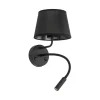 MAJA BLACK KINKIET + USB (10203) - TK Lighting
