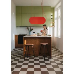 MALUMI A czerwonopomarańczowa sufitowa lampa wisząca (MLA61212P2) - Ummo