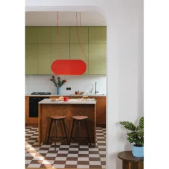 MALUMI A granatowa sufitowa lampa wisząca (MLA61313P2) - Ummo