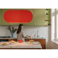 MALUMI A melonowa sufitowa lampa wisząca (MLA653P2) - Ummo