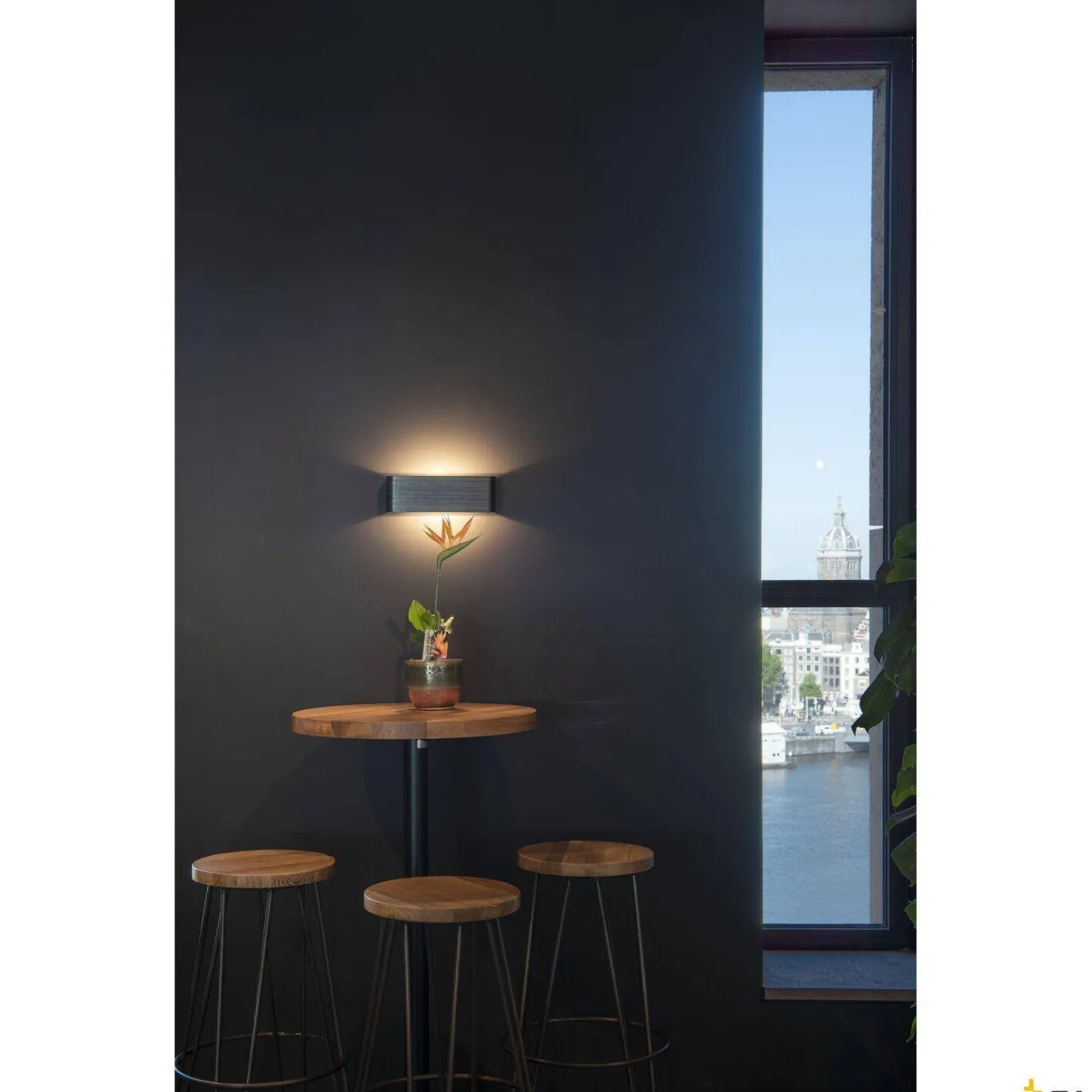 MANA, abażur, drewno, kolor szary/brązowy, D/W/G 29/9,5/7 cm (1000621) - SLV