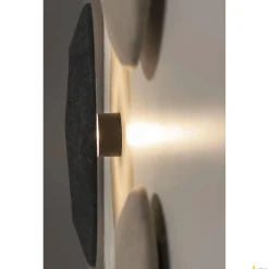 MANA, wspornik ścienny bez źródła światła, okrągły, antracytowy (1004969) - SLV