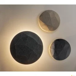 MANA, wspornik ścienny bez źródła światła, okrągły, antracytowy (1004969) - SLV