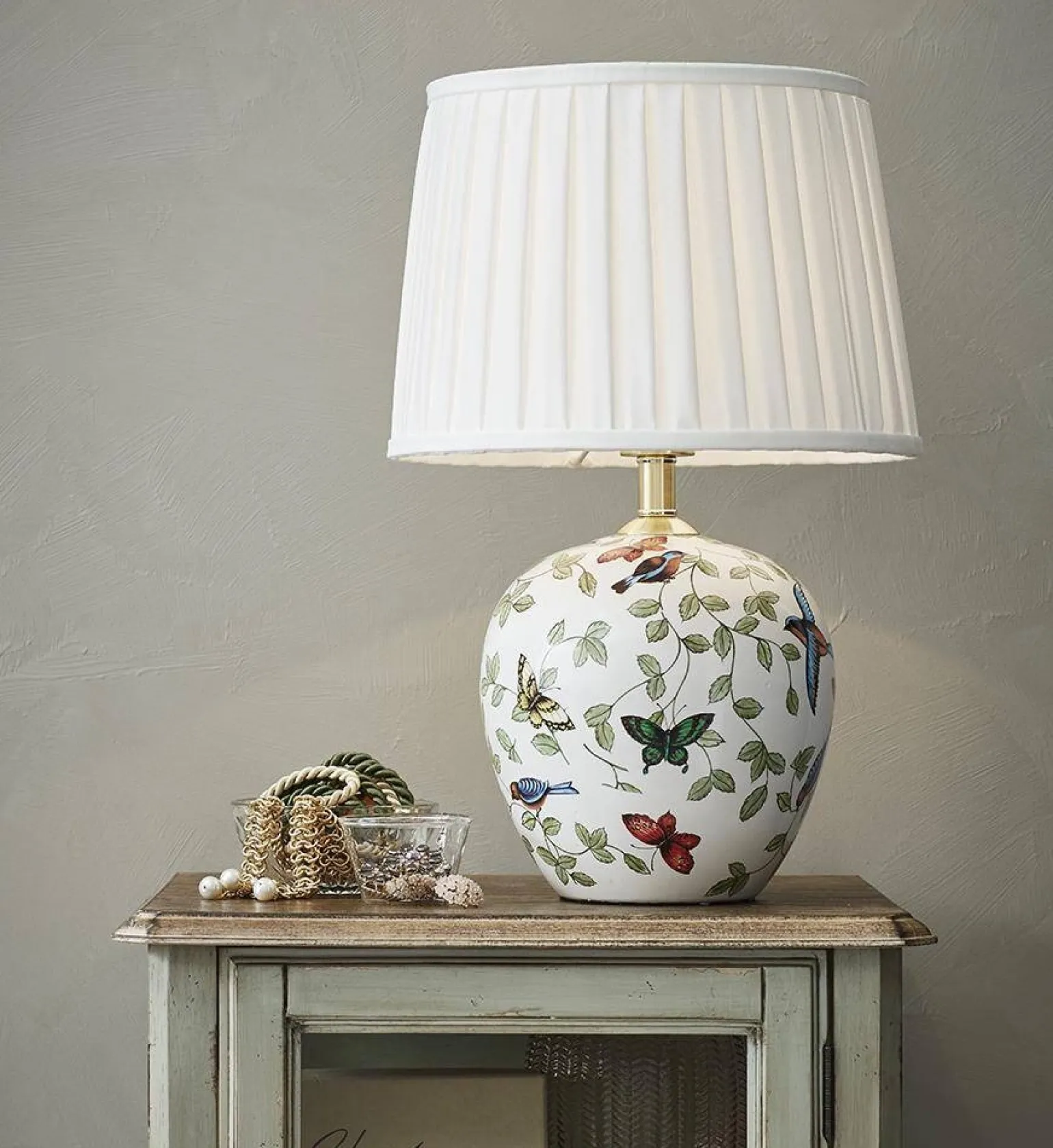 MANSION Stołowa 1L Duża Wzór/Biały