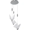 Mariposa 3 wisząca talerz chrom (LP-1715/3P CH) - Light Prestige