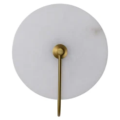 Marmurowy Kinkiet Cyntia 1xLED złoty (WL0115) - Yaskr