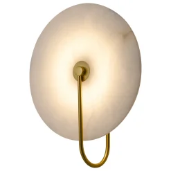 Marmurowy Kinkiet Cyntia 1xLED złoty (WL0115) - Yaskr