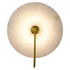 Marmurowy Kinkiet Cyntia 1xLED złoty (WL0115) - Yaskr