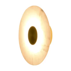 Marmurowy Kinkiet Dalinia 1xLED złoty (WL0114) - Yaskr