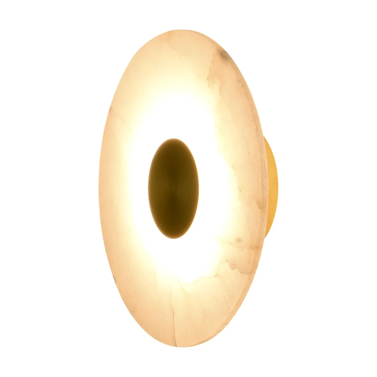 Marmurowy Kinkiet Dalinia 1xLED złoty (WL0114) - Yaskr