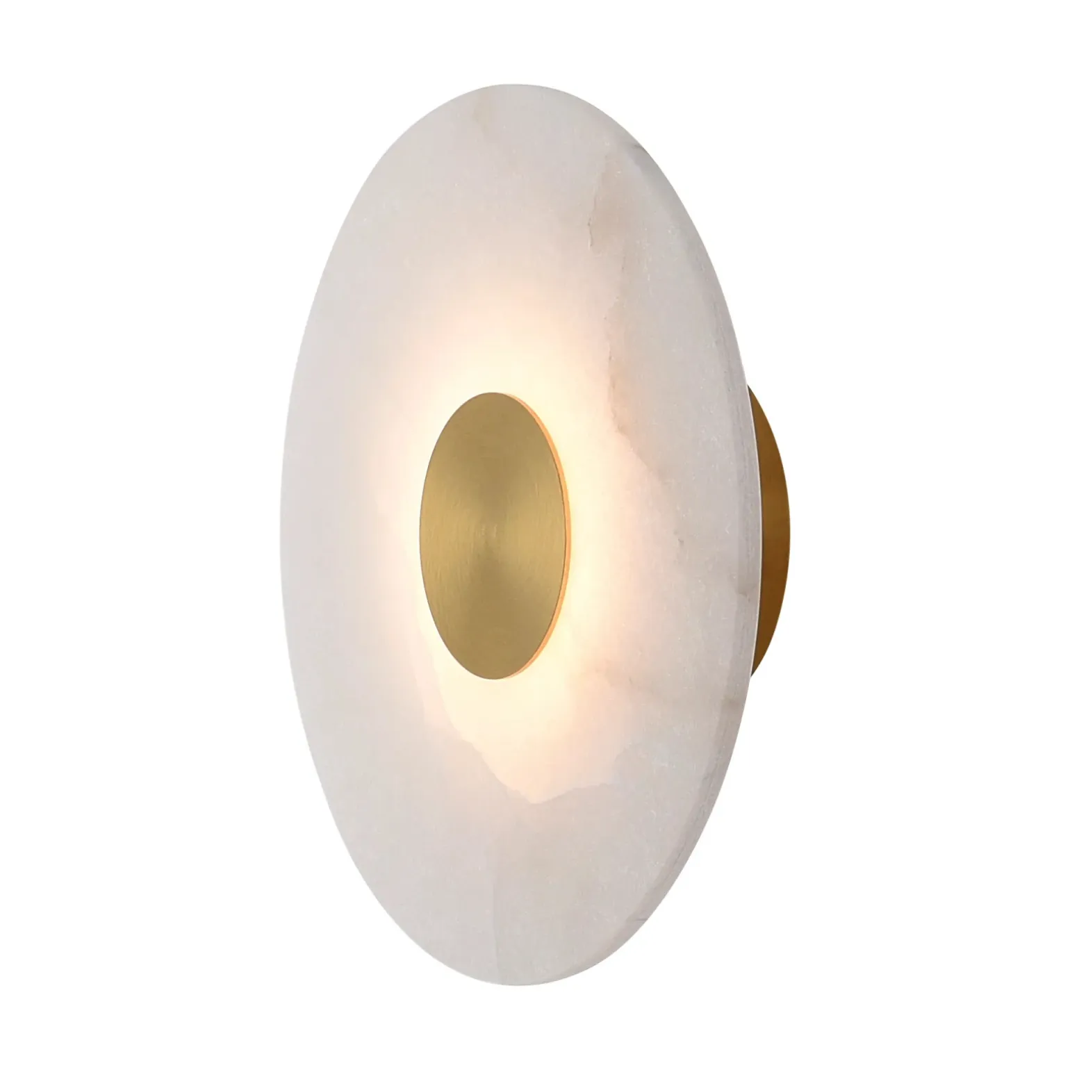 Marmurowy Kinkiet Dalinia 1xLED złoty (WL0114) - Yaskr