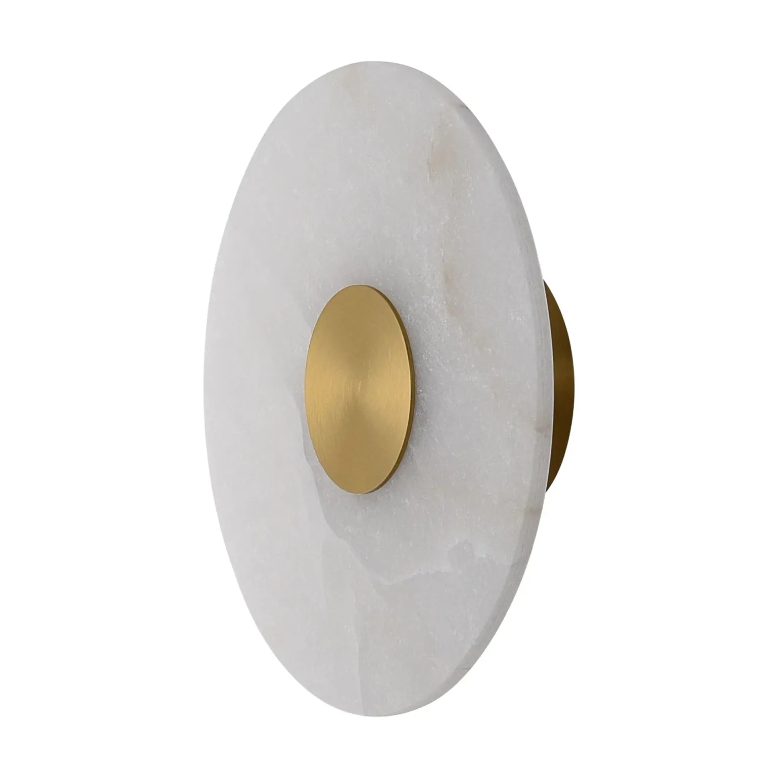 Marmurowy Kinkiet Dalinia 1xLED złoty (WL0114) - Yaskr