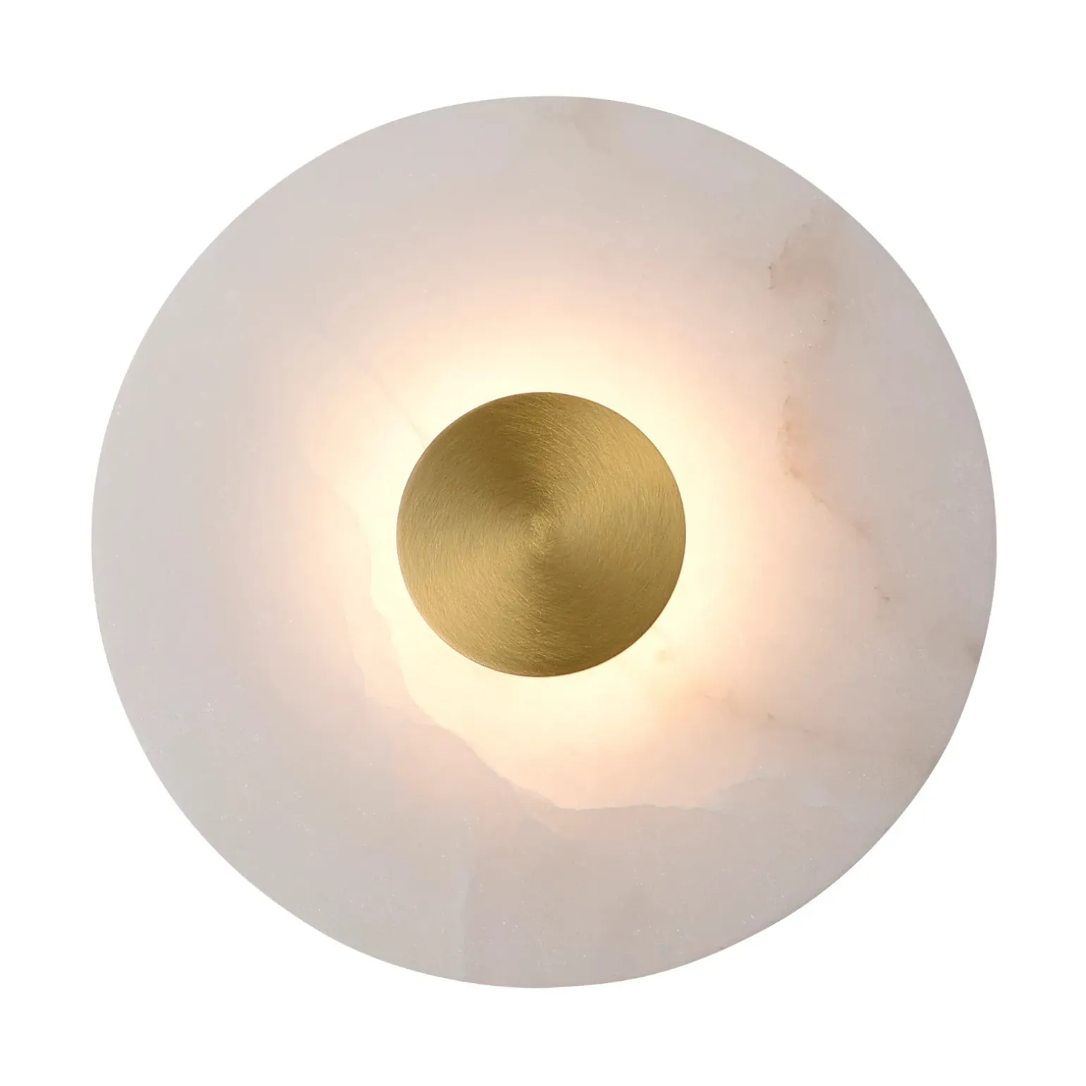 Marmurowy Kinkiet Dalinia 1xLED złoty (WL0114) - Yaskr