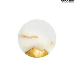 Marmurowy kinkiet LUXIO złoty (MSE1501100444) - Moosee