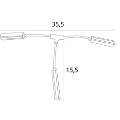 MAXLIGHT MA0016 Łączenie zasilania do łącznika mechanicznego T