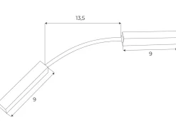 MAXLIGHT MA0003 Łączenie zasilania pomiędzy dwoma szynami, gdy użyty jest kątownik