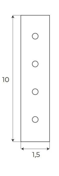 MAXLIGHT MA0029 Łącznie kątownika wpuszczanego z szyną wpuszczaną, kolor biały
