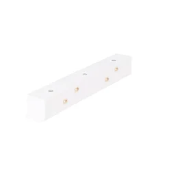 MAXLIGHT MA0019 łącznik sztywny zasilania pomiędzy dwoma szynami, biały