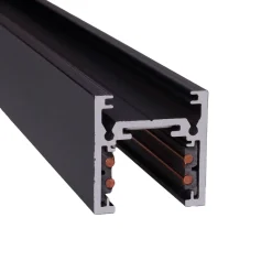 MAXLIGHT MT0011 SZYNA MAGNETYCZNA PŁYTKA, NATYNKOWA, 1 METR, CZARNA