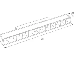 MAXLIGHT M0004Z LAMPA MAGNETYCZNA LINIOWA SYSTEM ZIGBEE 12W 666LM 2700/5000K