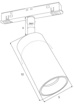 MAXLIGHT M0009Z REFLEKTOR MAGNETYCZNY SYSTEM ZIGBEE 12W 664LM 2700/5000K