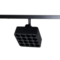 MAXLIGHT N0013N raster MICRO11 12W Czarny kwadrat 3000K On-Off