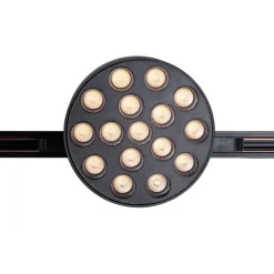 MAXLIGHT N0012N raster MICRO11 12W Czarny okrągły 3000K On-Off