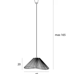 MAXLIGHT P0577 LAMPA WISZĄCA AMALFI I NATURAL