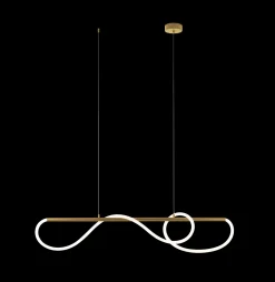 MAXLIGHT P0614 LAMPA WISZĄCA LAGUNA ZŁOTA