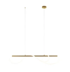 MAXLIGHT P0614 LAMPA WISZĄCA LAGUNA ZŁOTA