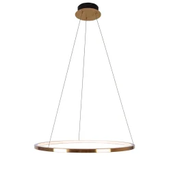 MAXLIGHT P0493 LAMPA WISZĄCA QUEEN Ø 50 cm ZŁOTO SZCZOTKOWANE