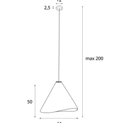 MAXLIGHT P0610 LAMPA WISZĄCA SAKURA DARKWALNUT WOOD