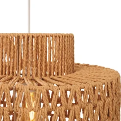 MAXLIGHT P0587 LAMPA WISZĄCA Z PLECIONEGO PAPIERU RAFFLE