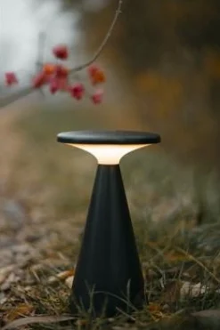 MAXLIGHT T0063 LAMPA STOŁOWA FUNGHI CZARNA IP44