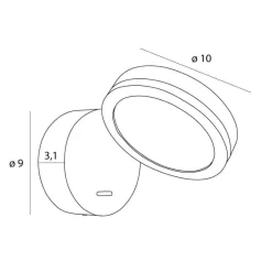 MAXLIGHT W0350 KINKIET IBIZA