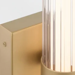 Mały kinkiet LED Fayton - Szczotkowane złoto (QN-FAYTON-S-BG) - Quintiesse