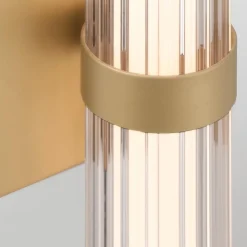 Mały kinkiet LED Fayton - Szczotkowane złoto (QN-FAYTON-S-BG) - Quintiesse