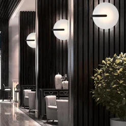 Mały plafon / kinkiet Nuvola - Matowa czerń (QN-NUVOLA-F-S-BK) - Quintiesse