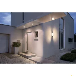 MERIDIAN 2, lampa ścienna i sufitowa outdoor, TC-(D,H,T,Q)SE, IP54, antracytowa, maks. 25W (230445) - SLV