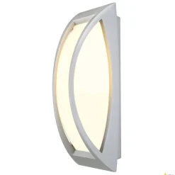 MERIDIAN 2, lampa ścienna i sufitowa outdoor, TC-(D,H,T,Q)SE, IP54, srebrnoszara, maks. 25W (230444) - SLV