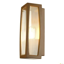 MERIDIAN BOX 2, lampa ścienna outdoor, TC-(D,H,T,Q)SE, rdzawa, maks. 25W, przezroczyste tworzywo sztuczne (230657) - SLV