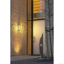 MERIDIAN BOX, lampa ścienna outdoor, TC-(D,H,T,Q)SE, antracytowa, maks. 20W, z czujnikiem (230085) - SLV