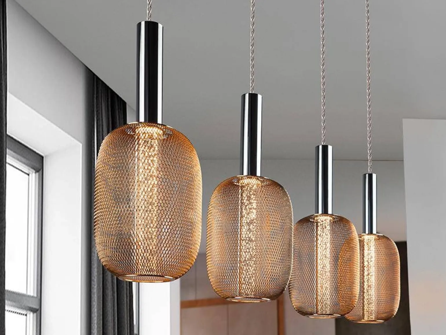 Micron lampa wisząca 4L (413756) - Schuller