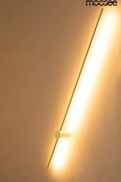 Minimalistyczny kinkiet OMBRE 120 złota (MSE1501100414) - Moosee