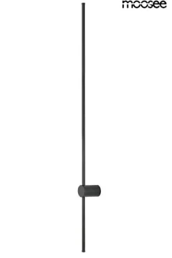 Minimalistyczny kinkiet OMBRE 120 czarna (MSE1501100338) - Moosee