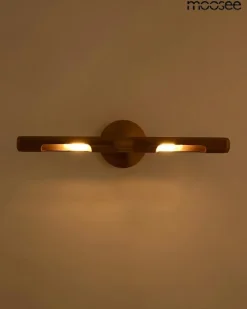 Minimalistyczny złoty kinkiet MOOSEE lampa ścienna CRUDO złota (MSE1501100558) - Moosee
