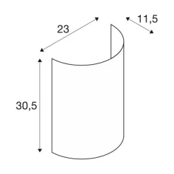 Mix & Match half klosz , FENDA beżowa Mix & Match (1001276) - SLV