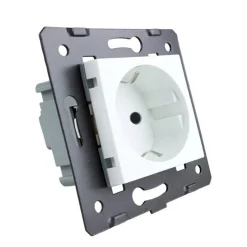 MODUŁ GNIAZDA ELEKTRYCZNEGO EC BIAŁY 16A (WG-71EU-EC-61) - Livolo