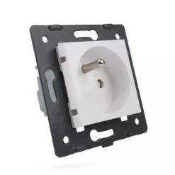 Moduł gniazda elektrycznego białego z bolcem 16A - 230V (WG-71FR-61) LIVOLO
