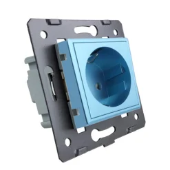 Moduł gniazda niebieskiego elektrycznego 16A - 230V (WG-71EU-S-69) LIVOLO